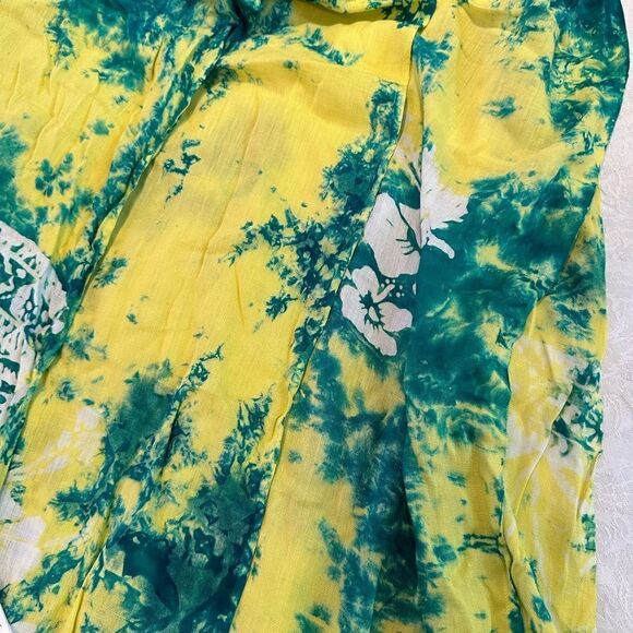 Wayan Sarong Pareo Tie Dye Tiedye Wrap 63” X 43” - Picture 4 of 9